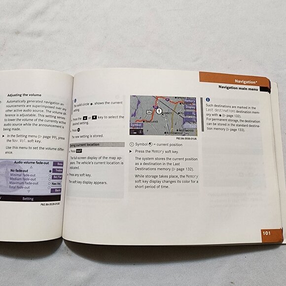 Mercedez Benz W215 S350 2004 Comand Operator's Manual - Picture 5 of 5